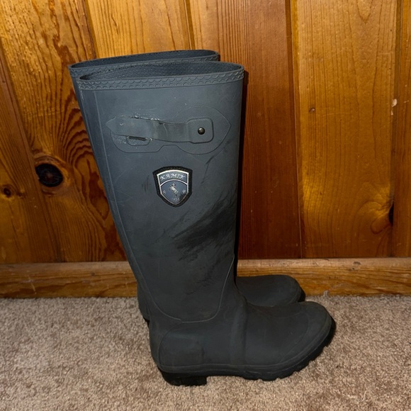 Rain Boots with Buckle kamik gray rainboots size 6 Kamik Jennifer Rain Boot - Picture 6 of 8
